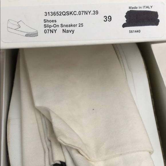 Celine slip on sneaker size 9 in Navy - Picture 6 of 7